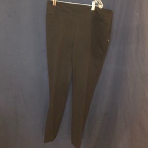 Classy black work interview pants timeless style